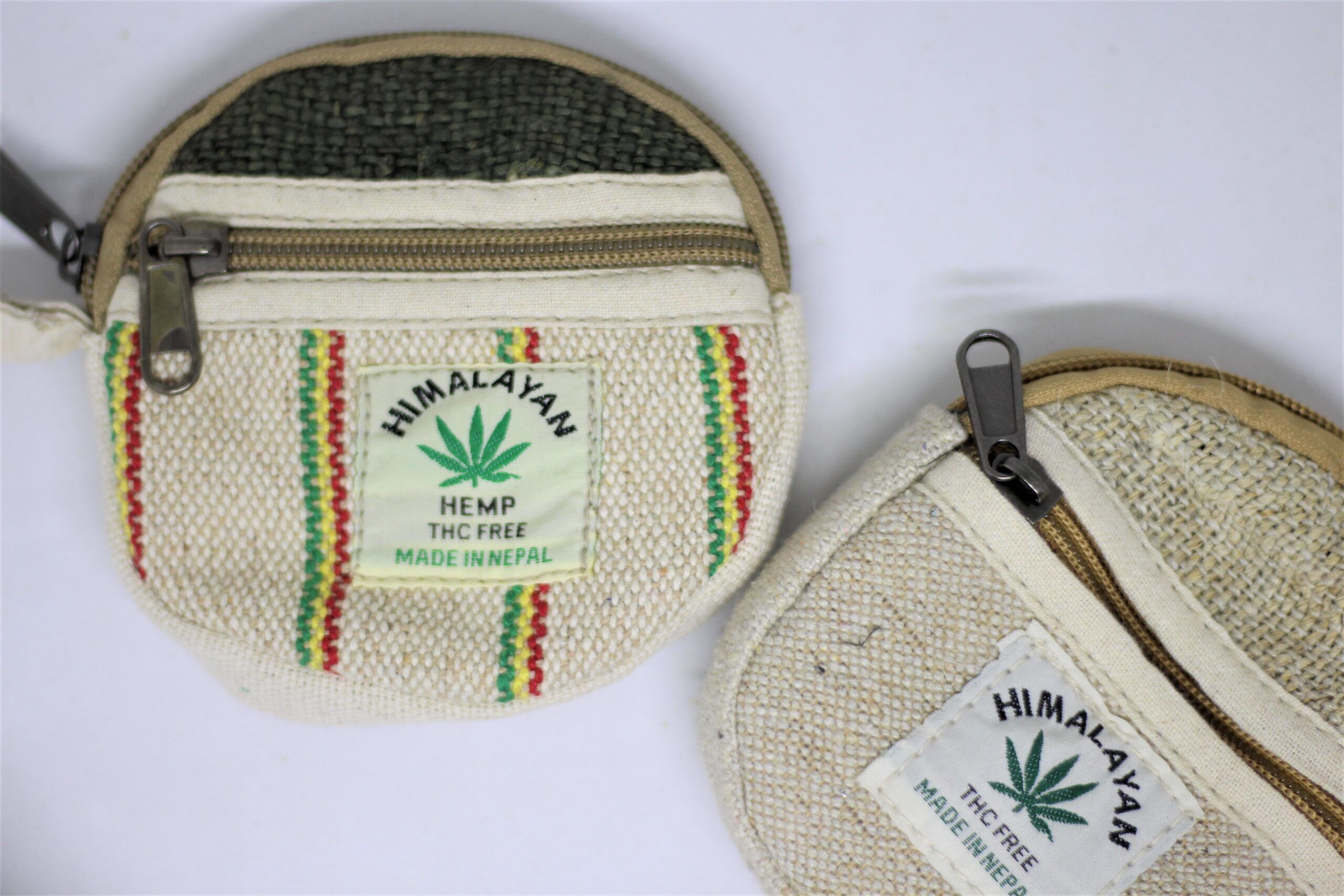 Hemp Round Coin Purse 2 himalayan hemp round coin purse