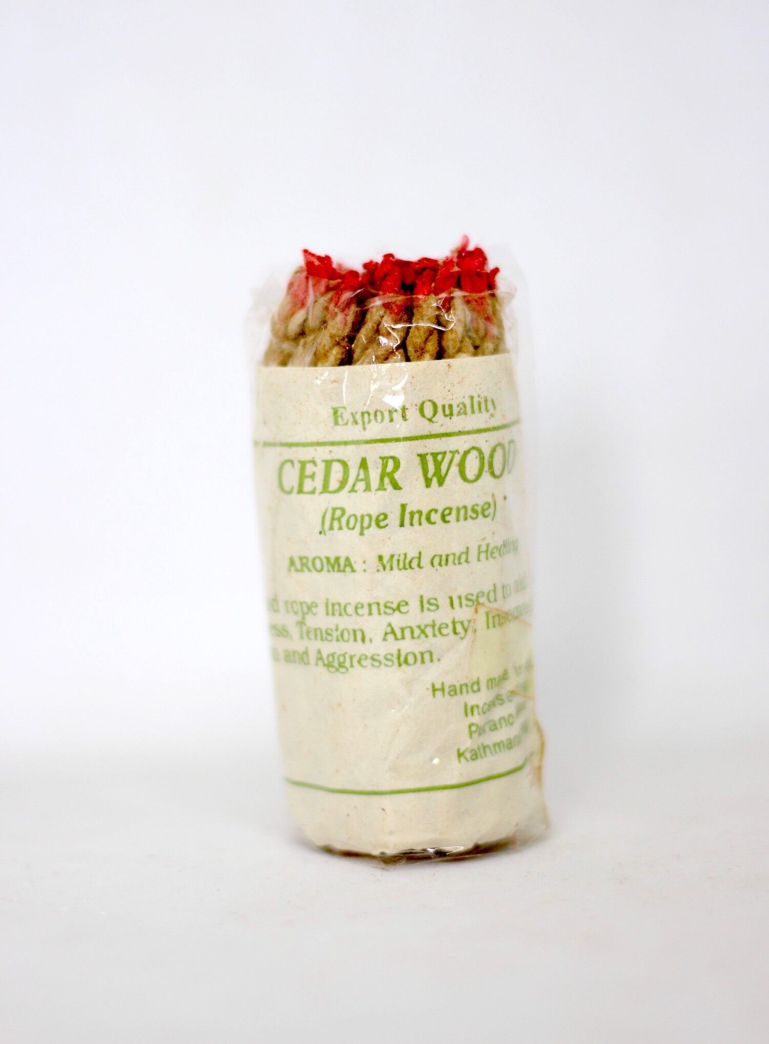 Cedar Wood Rope Incense 1 cedarwood rope incense