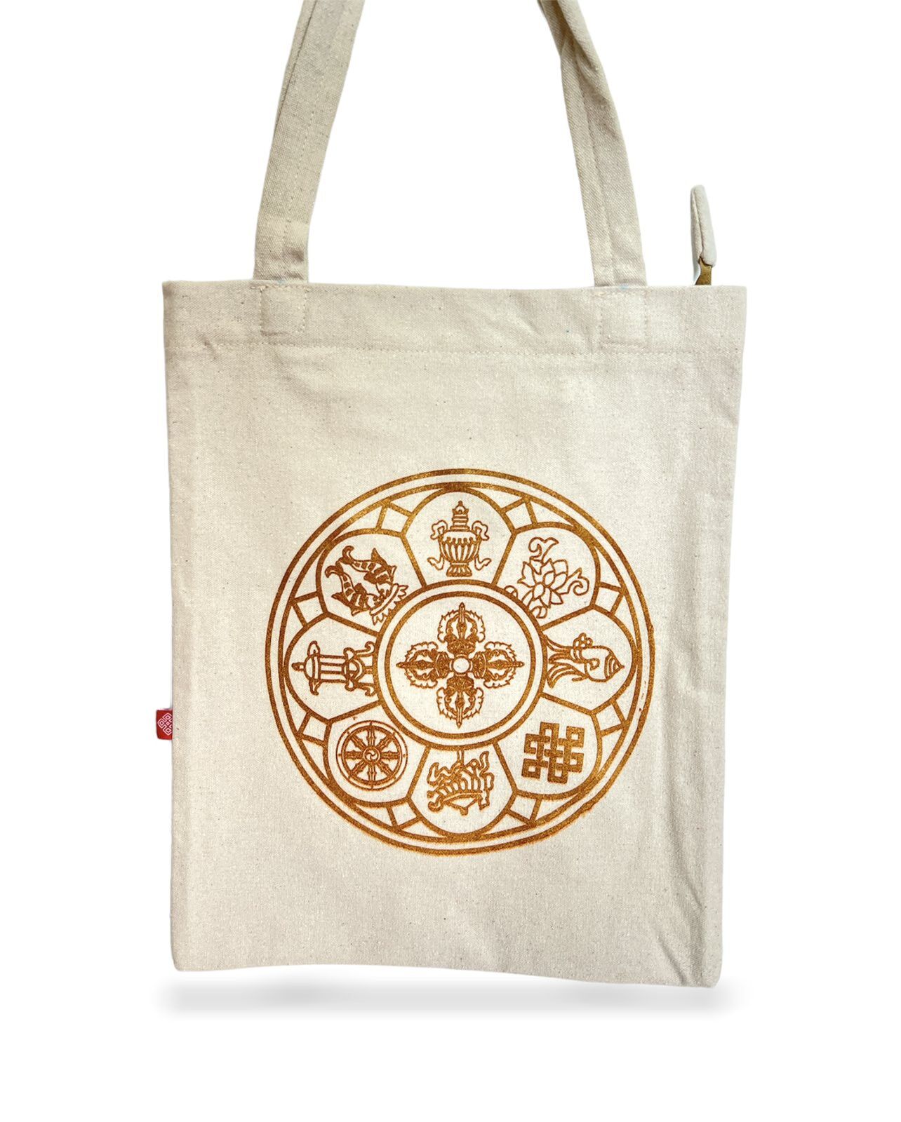 Cotton Astamangal Tote Bag 1 Cotton Astamangal Tote Bag