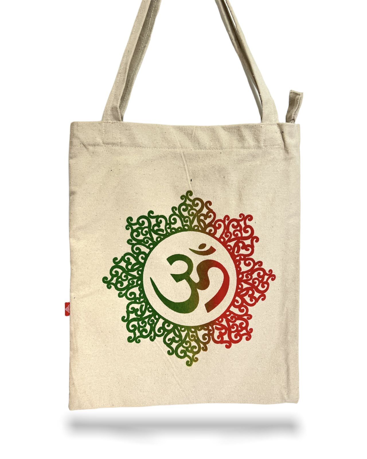 Cotton Om Mandala Tote Bag 1 cotton om mandala tote bag