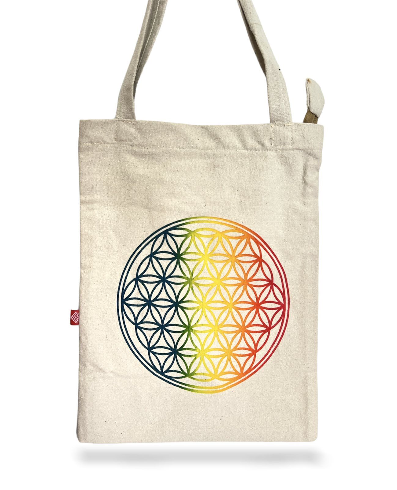 Cotton Overlapping Circles Tote Bag 1 cotton overlapping circles tote bag