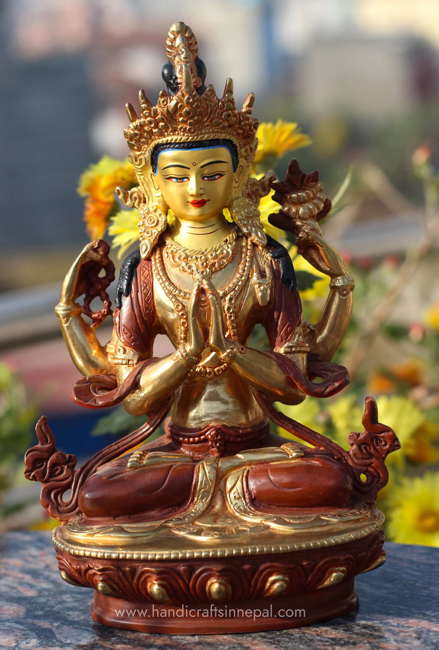 Chenrezig Statue 8 inch 1 Chenrezig Statue 8 inch sale