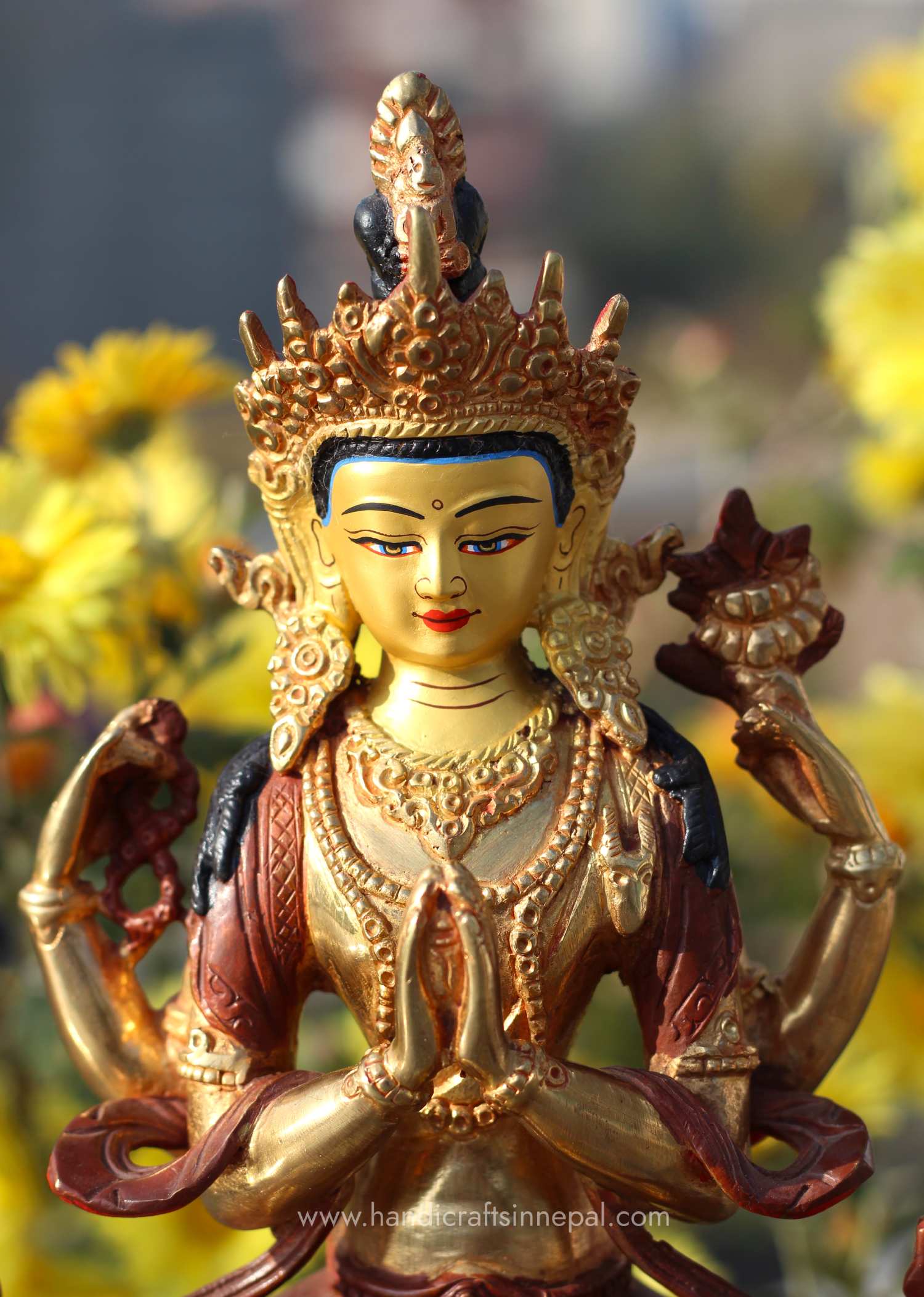 Chenrezig Statue 8 inch 2 Chenrezig Statue 8 inch sale