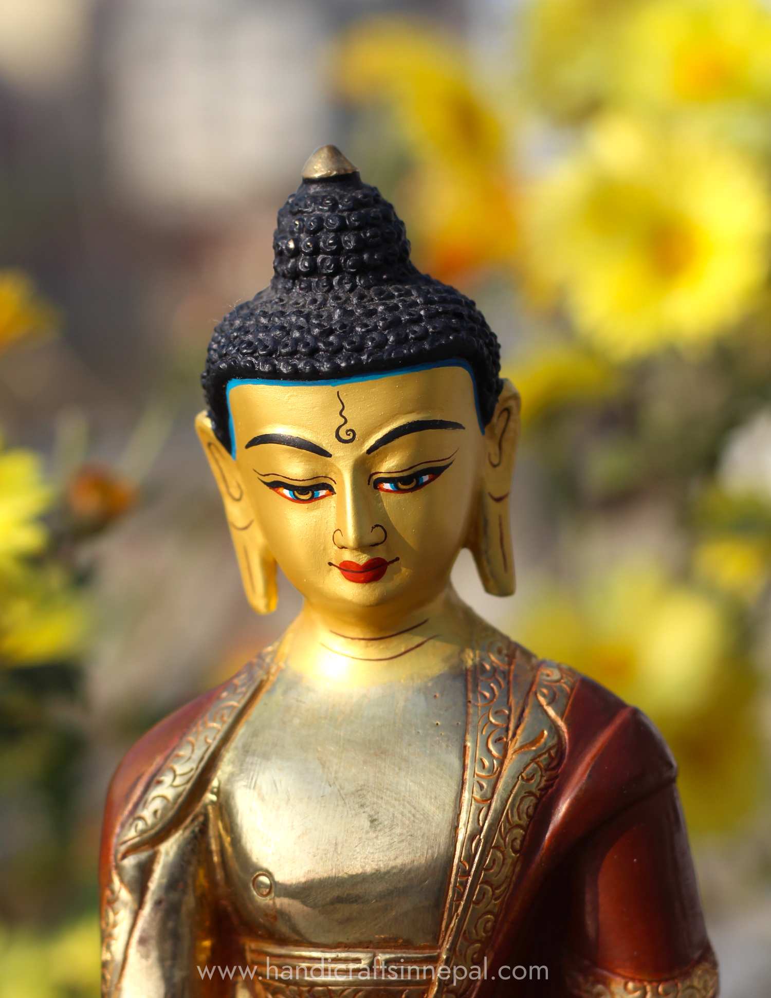 Ratnasambhava Buddha Statue 8 inch 5 ratnasambhava statue 8 inch sale