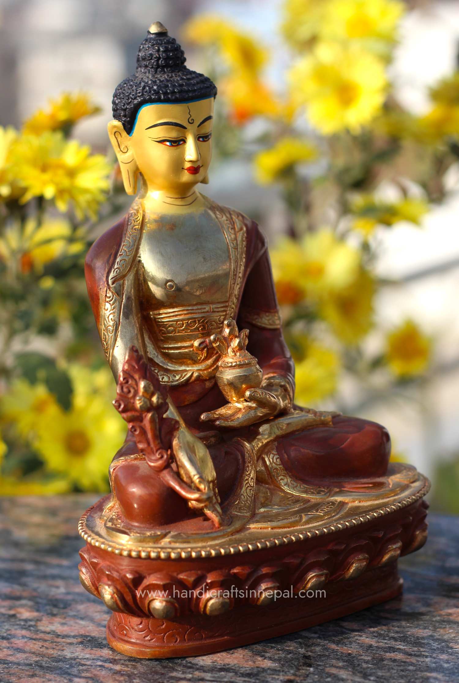 Ratnasambhava Buddha Statue 8 inch 2 ratnasambhava statue 8 inch sale