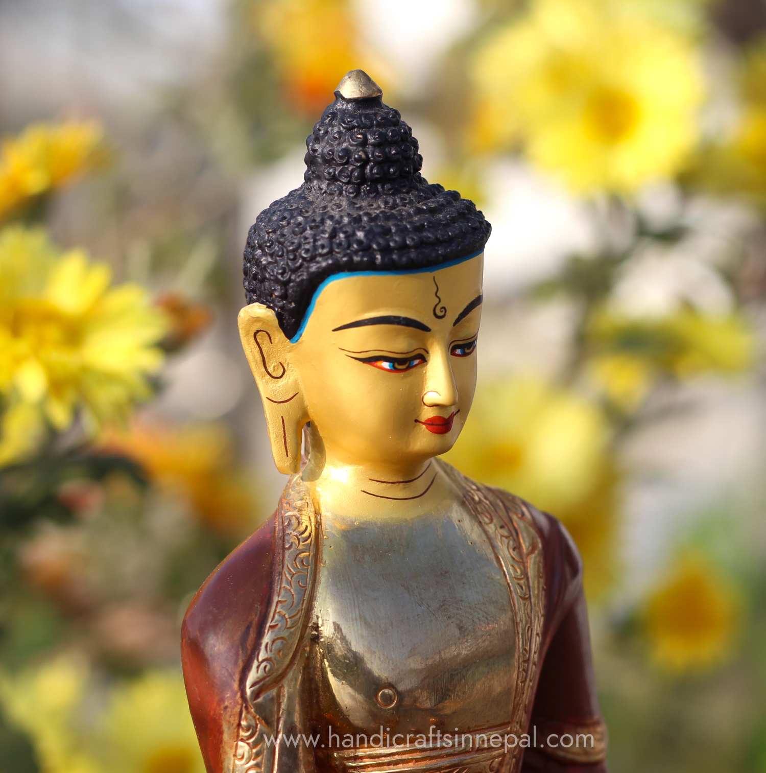 Ratnasambhava Buddha Statue 8 inch 3 ratnasambhava statue 8 inch sale