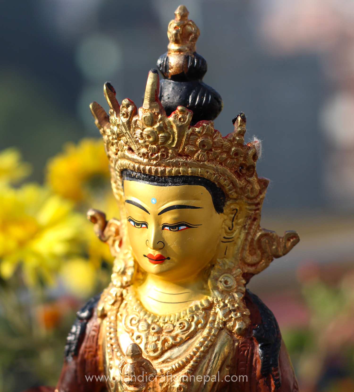 Vajrasattva Statue 8 inch 2 Vajrasattva Statue 8 inch