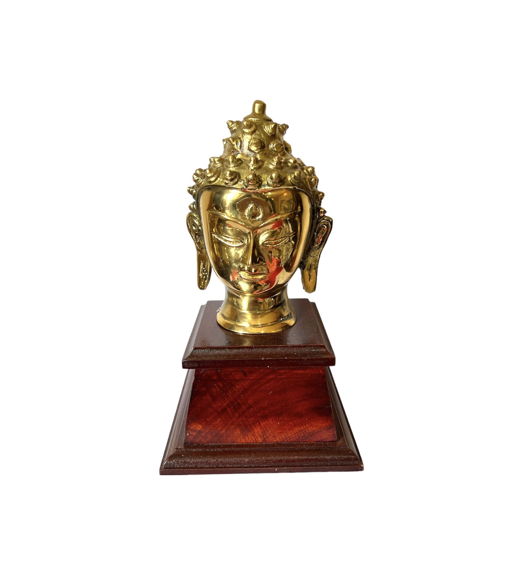Golden Lord Buddha Head Statue (Big) 1 Golden Lord Buddha Head Statue (Big) Token of Love