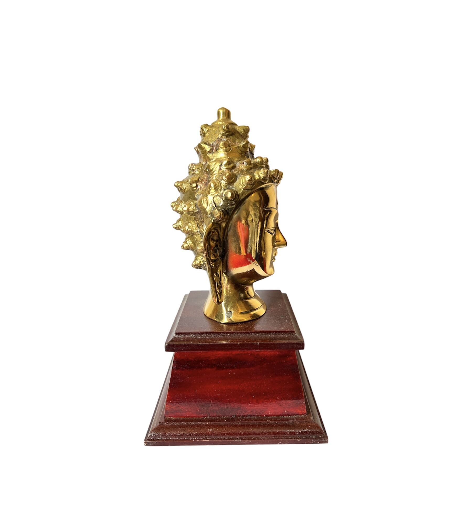 Golden Lord Buddha Head Statue (Big) 3 Golden Lord Buddha Head Statue (Big) Token of Love