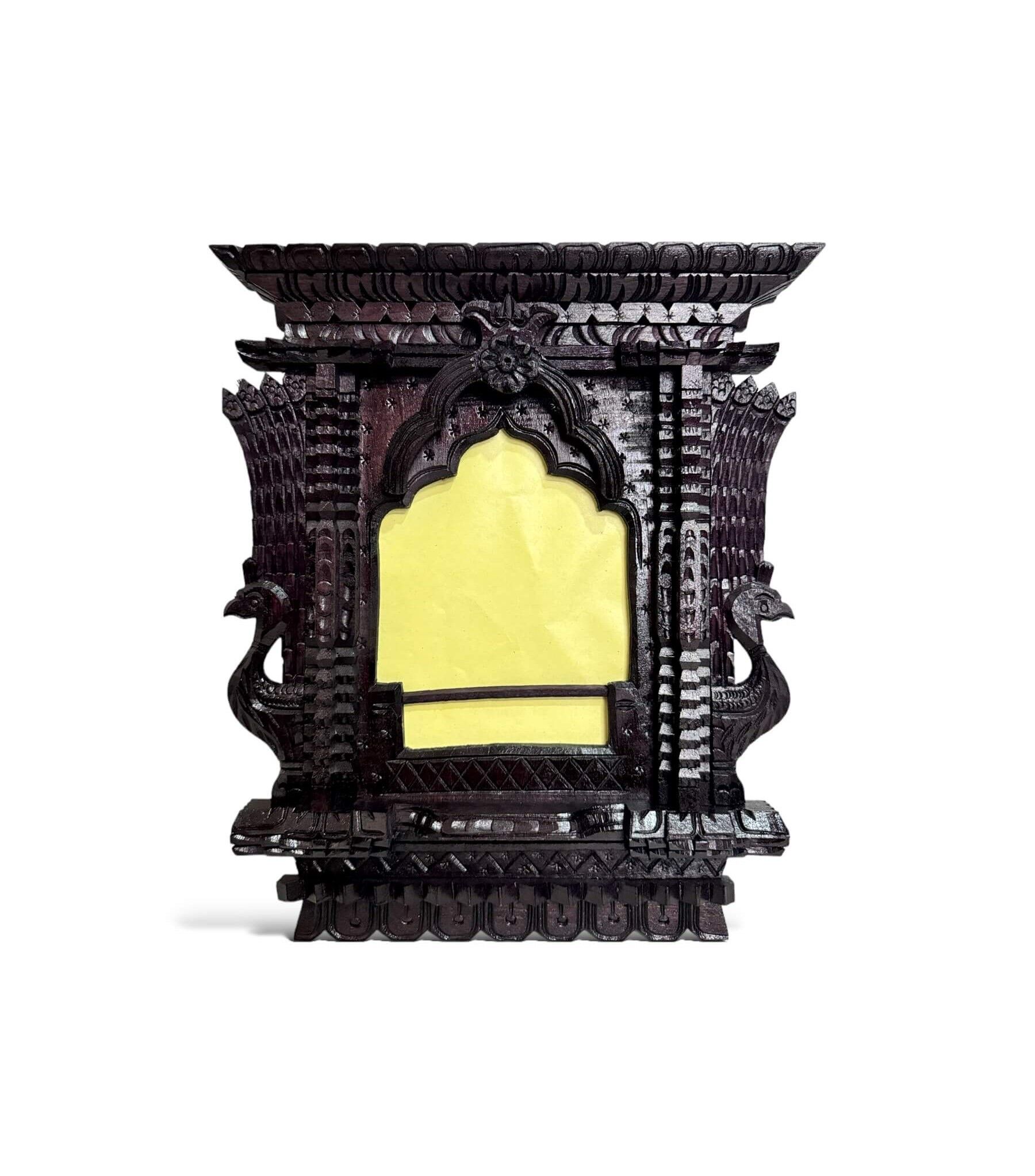 Wooden Peacock Photo Frame Token of Love 1 Wooden Peacock Photo Frame Token of Love