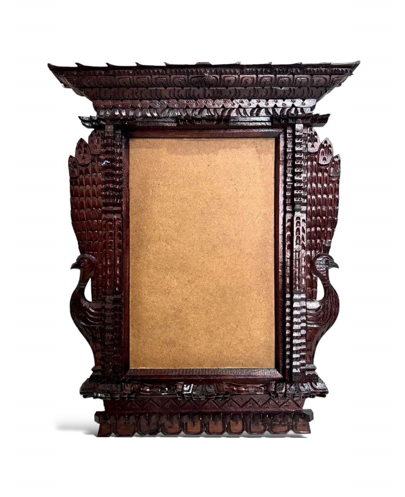 Wooden Peacock A4 Frame Token of Love 1 Wooden Peacock A4 Frame Token of Love