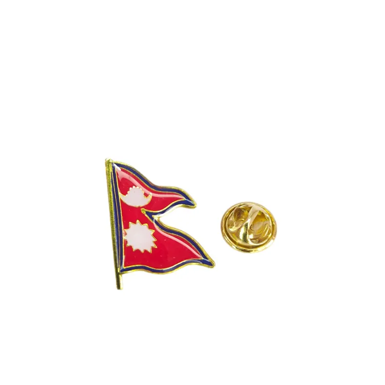 Nepal Flag Badge 1 Nepal Flag Badge For Coat, Shirt & Cap