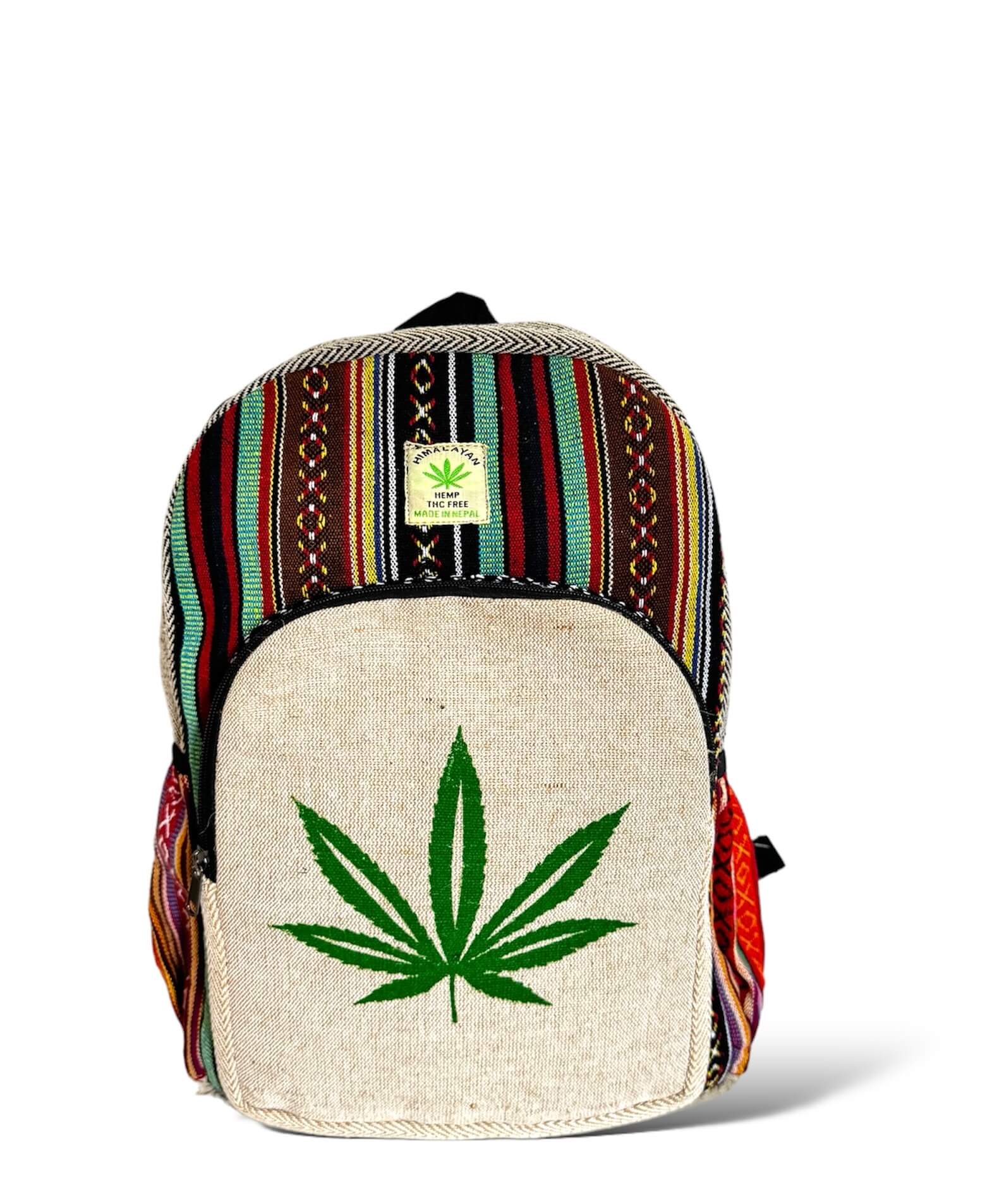 Himalayan Hemp Leaf Backpack 1 himalayan hemp leaf backpack