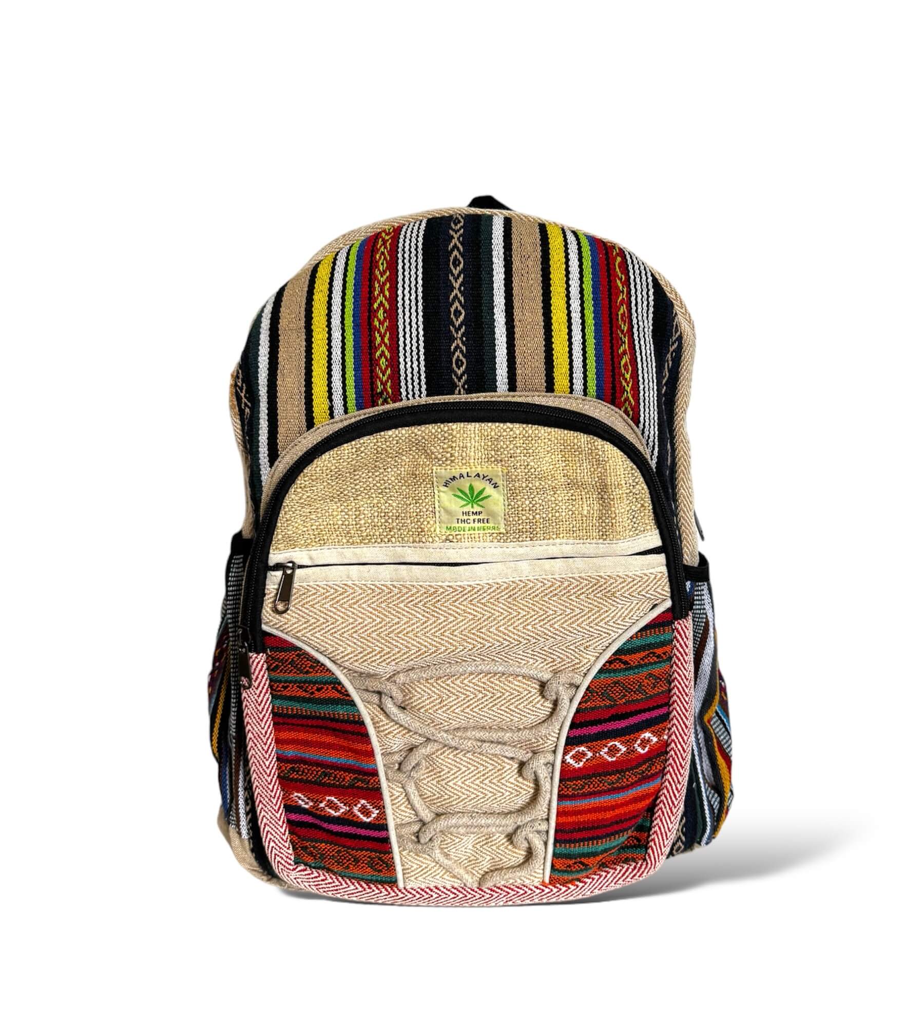 Himalayan Hemp Dori Backpack 1 himalayan hemp dori backpack