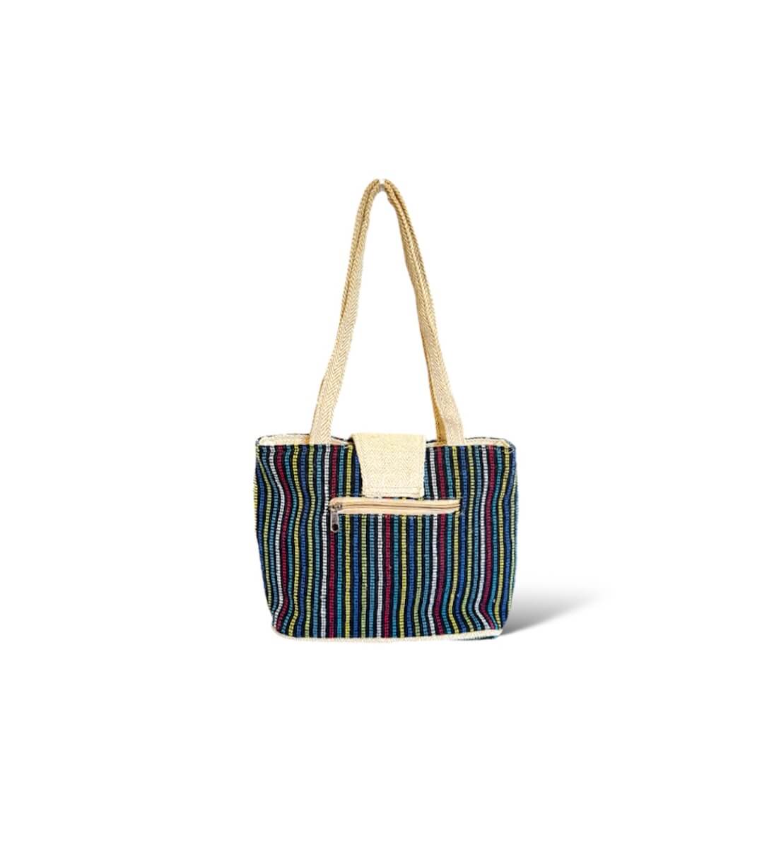 Cotton Ladies Small Handbags 2 carnival multi stripes cotton ladies small handbags