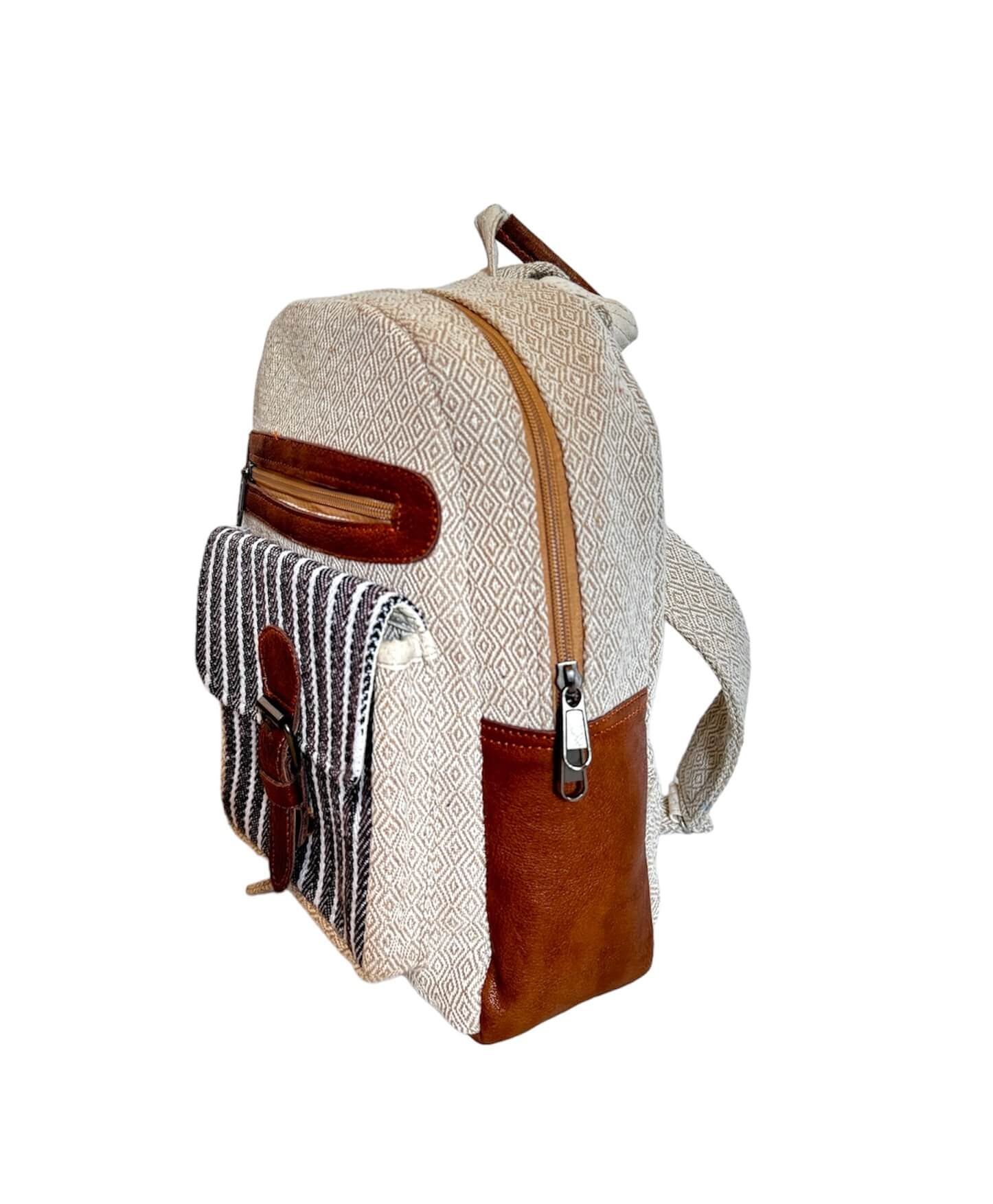 Himalayan Hemp Compact Backpack 2 Himalayan Hemp Compact Backpack