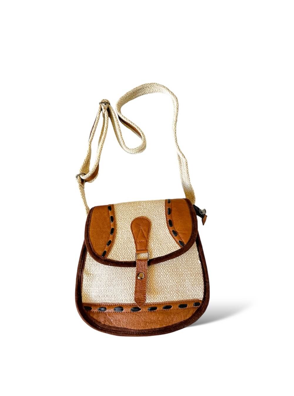 Artisanal Leather Crossbody Bag 1 Artisanal Leather Crossbody Bag