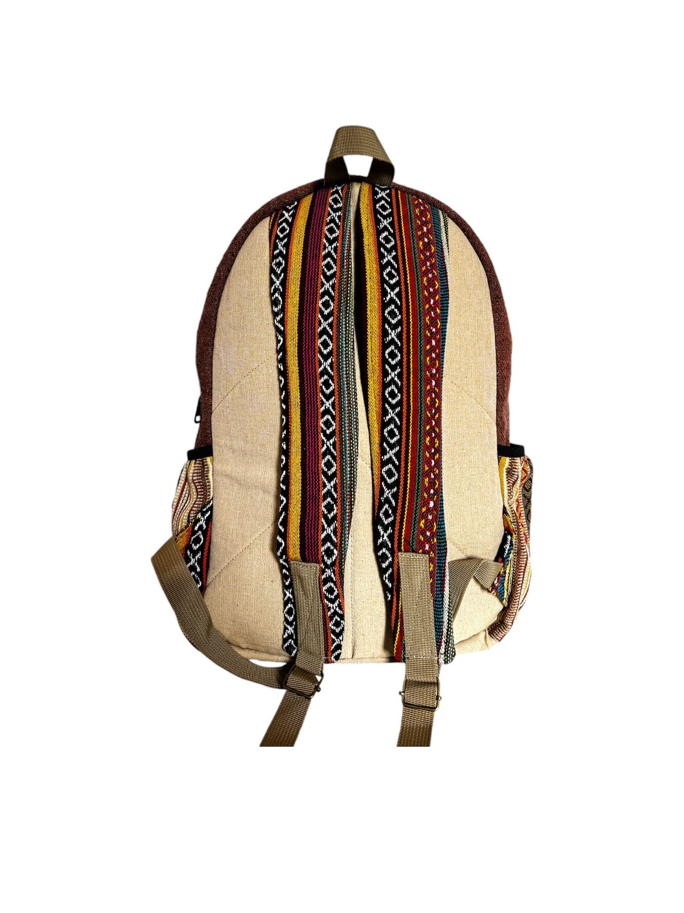 Himalayan Hemp Om Backpack 2 Himalayan Hemp Om Backpack back