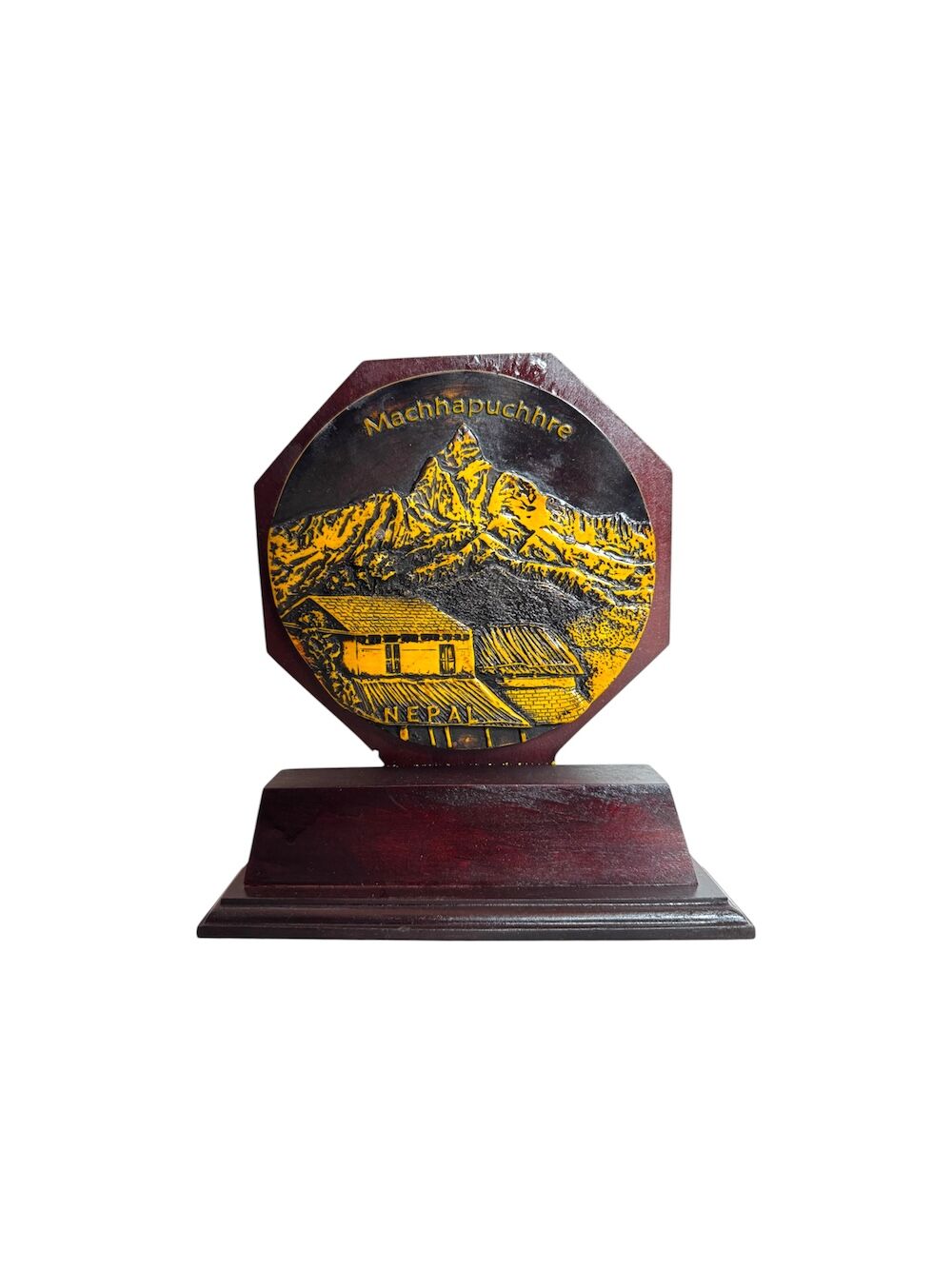 Mount Machhapuchhre Plate Stand Token of Love 1 mount machhapuchhre plate stand token of love