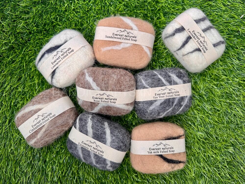 Everest Naturals Felted Soap 1 everest naturals felted soap collection wholesale nepal