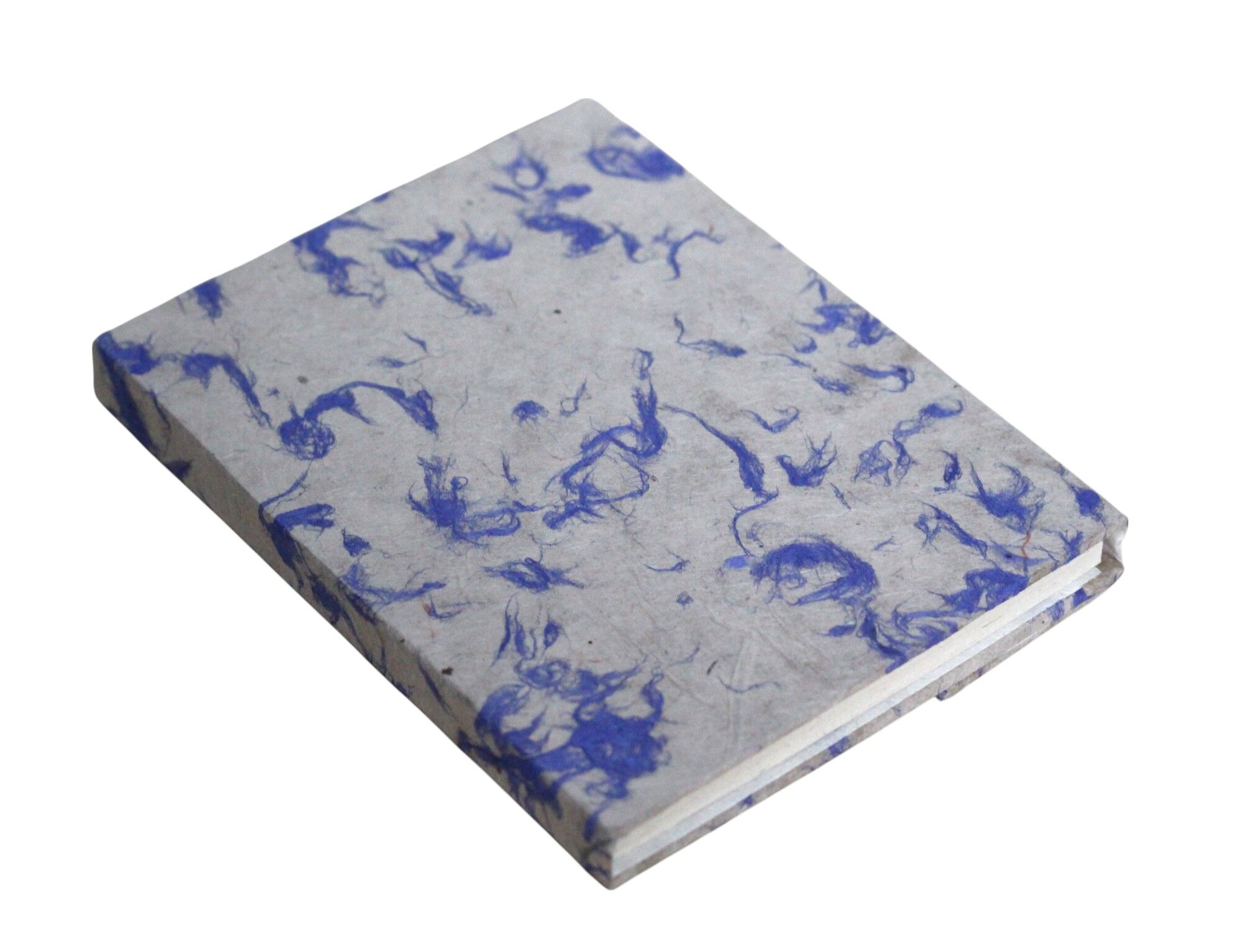 Blue Vintage Velvet Lokta Paper Notebook 14 x11 cm 2 Blue vintage velvet lokta paper notebook 14 x11 cm