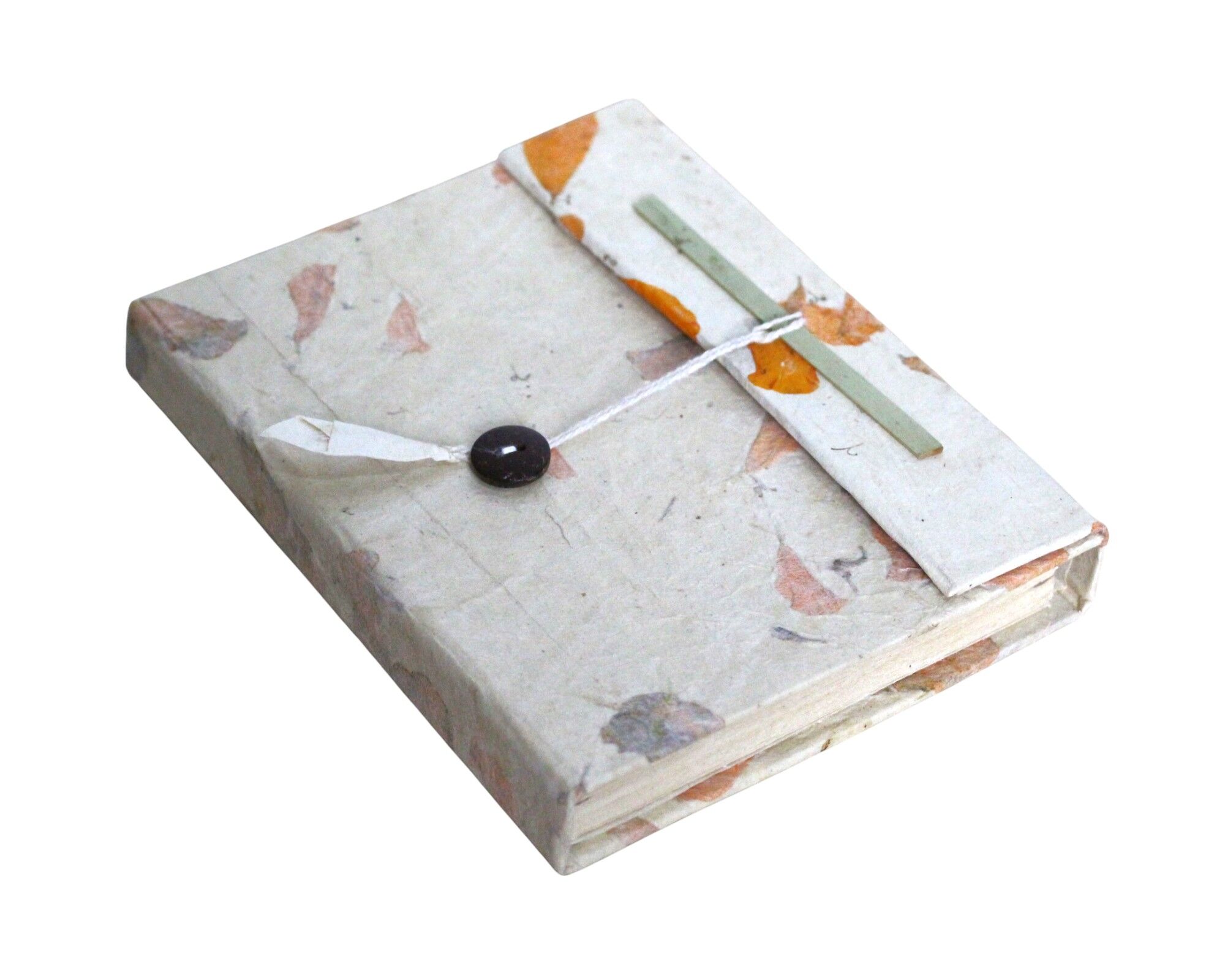 Marigold Flower Lokta Paper Notebook 15x12 cm 1 Marigold Flower Lokta Paper Notebook 15x12 cm