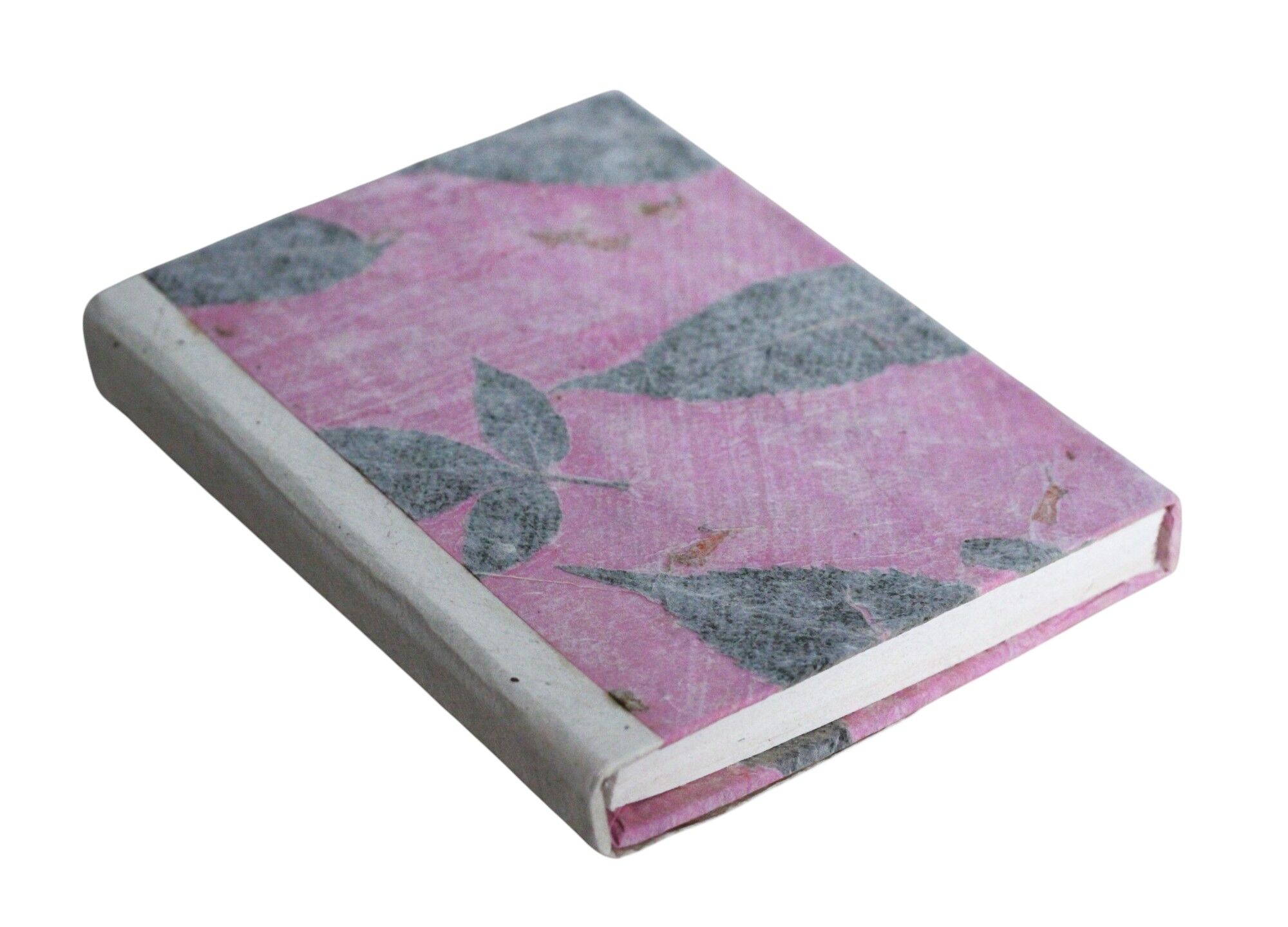 Purple Color Flower Lokta Notebook 15x12 cm 2 Purple color flower lokta notebook 15x12 cm