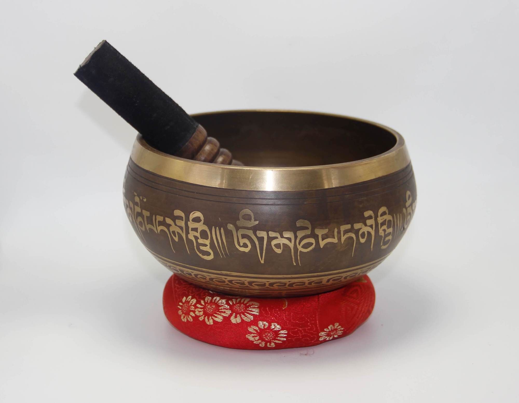 Tibetan Om Handmade Singing Bowl 1 Tibetan Om Handmade Singing Bowl