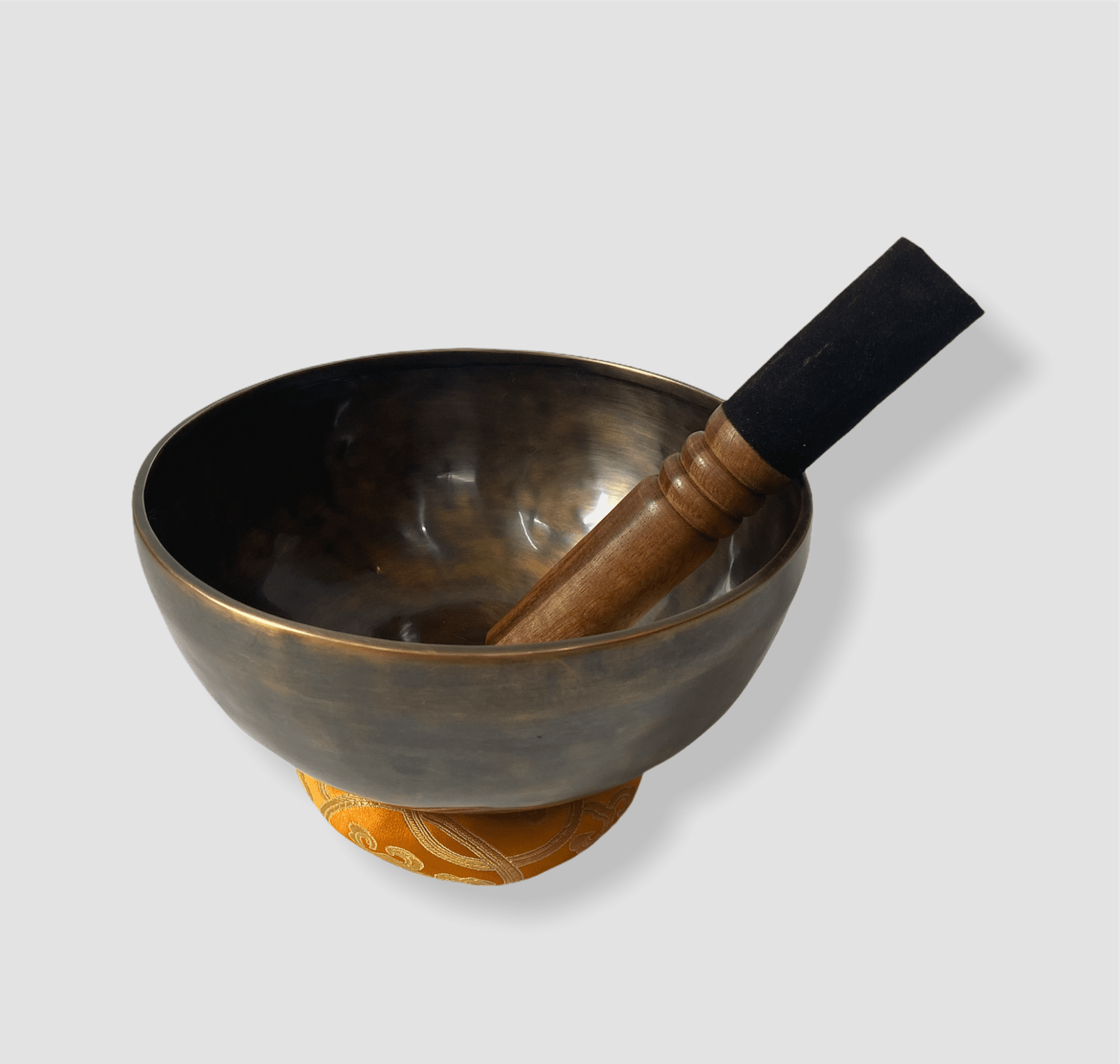 10 inches Handmade Antique Singing Bowl 2 10 inches Handmade Antique Singing Bowl - Image 2